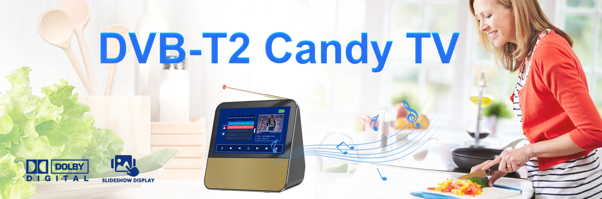 DVB-T2 Candy TV With DAB+ Radio