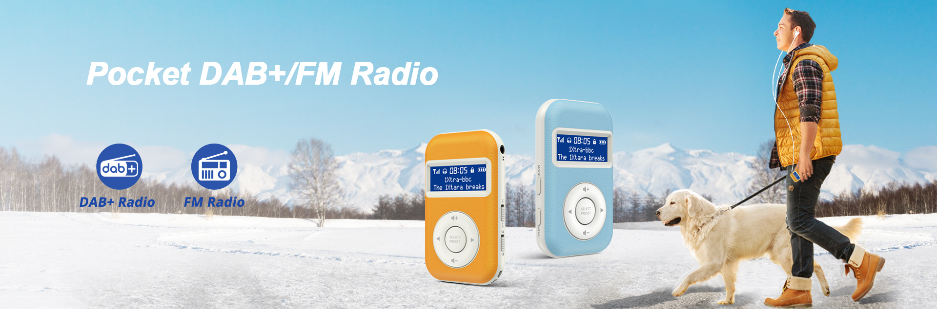 Pocket DAB+/FM Radio