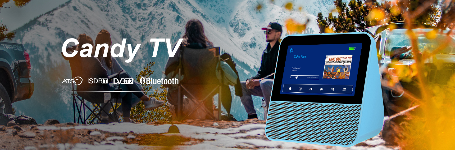 Candy TV with Bluetooth Speaker