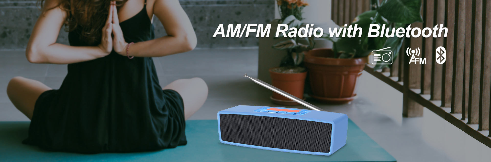 AM/FM Radio with Bluetooth