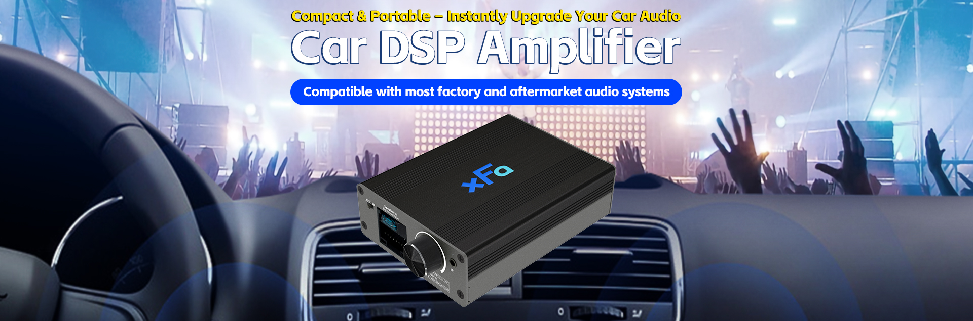 Universal Car DSP Amplifier