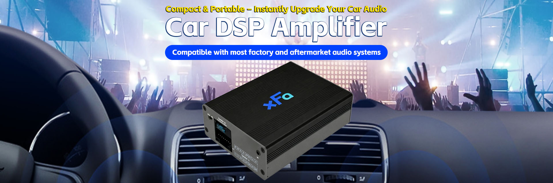 Universal Car DSP Amplifier