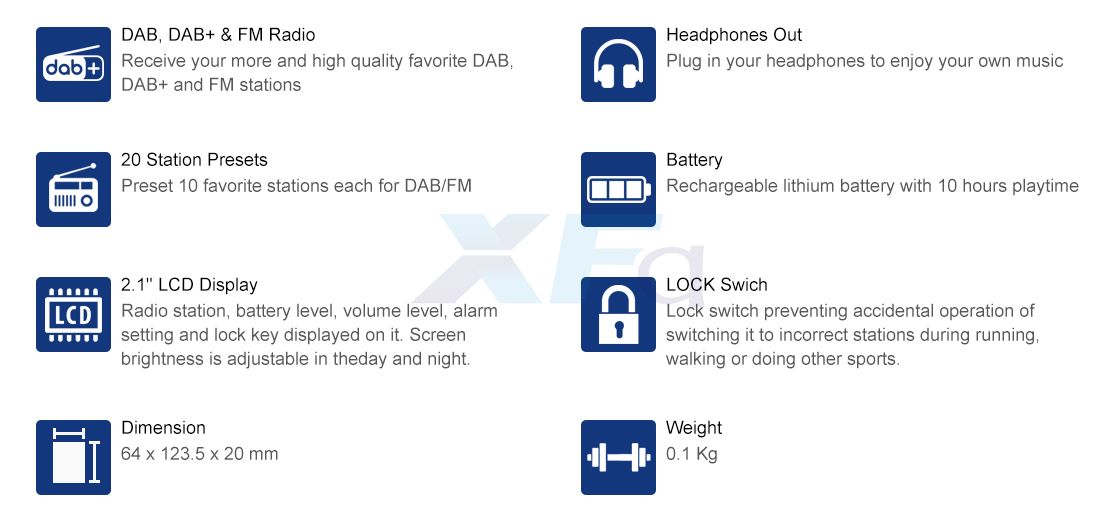Pocket DAB Radio（DAB501）